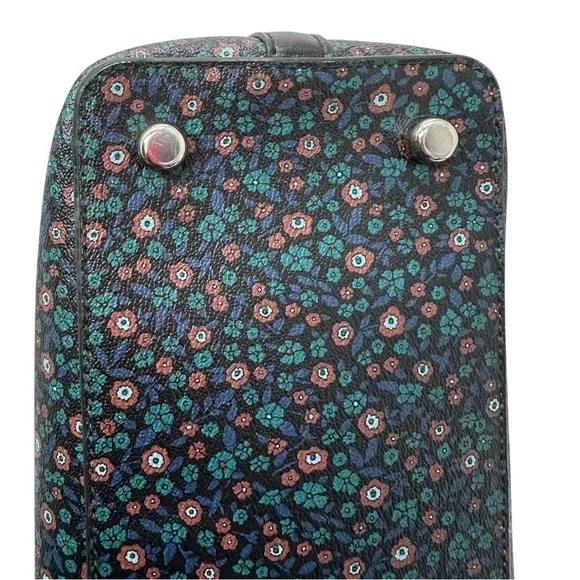 Coach Sierra Satchel Ranch Floral Tea Rose Print Limited Edition Domed Bag $395 - Picture 9 of 14